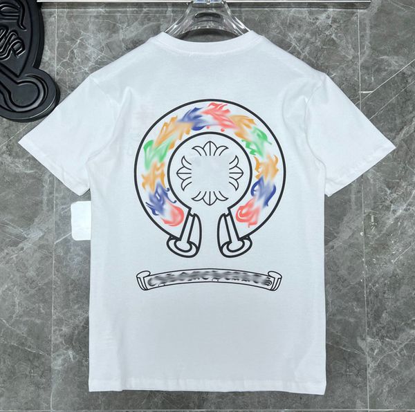 classic fashion t shirts mens luxury letter ch t-shirt designers horseshoe sanskrit cross pattern tshirt summer tees women clothing short s, White;black
classic fashion t shirts mens luxury letter ch t-shirt designers horseshoe sanskrit cross pattern tshirt summer tees women clothing short s, White;black