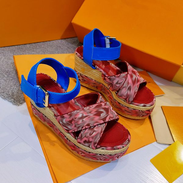 designer since sandals women high heels starboard wedge sandal espadrilles shoe printing canvas pumps lady summer beach casual shoes with bo, Black
designer since sandals women high heels starboard wedge sandal espadrilles shoe printing canvas pumps lady summer beach casual shoes with bo, Black