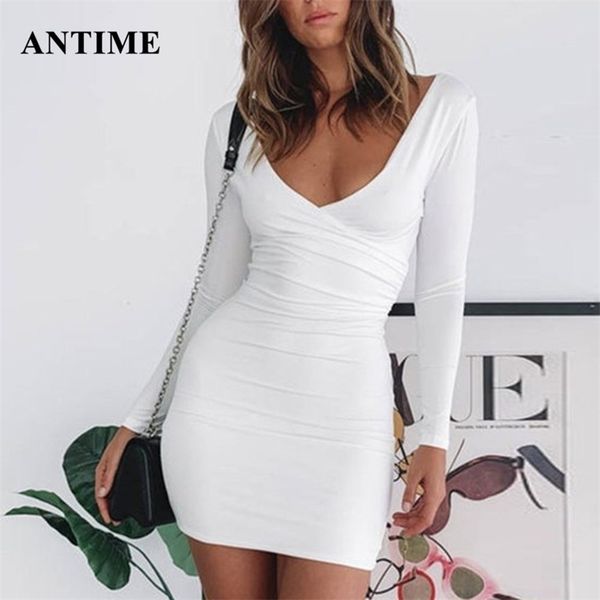 antime black red women mini dress bodycon club party long sleeve v neck women sheath autumn winter tunic ladies dress y200418, Black;gray
antime black red women mini dress bodycon club party long sleeve v neck women sheath autumn winter tunic ladies dress y200418, Black;gray