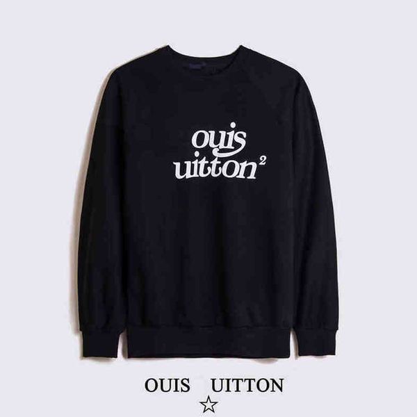 lvs autumn and winter round neck sweater with front and back letters men's and women's loose leisure versatile pure cotton long 22, Black
lvs autumn and winter round neck sweater with front and back letters men's and women's loose leisure versatile pure cotton long 22, Black