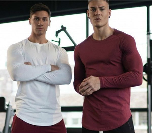 autumn shirt long sleeve tshirt for men solid color men t shirt workout shirts jogger fitness bodybuilding underwear shirt, White;black
autumn shirt long sleeve tshirt for men solid color men t shirt workout shirts jogger fitness bodybuilding underwear shirt, White;black