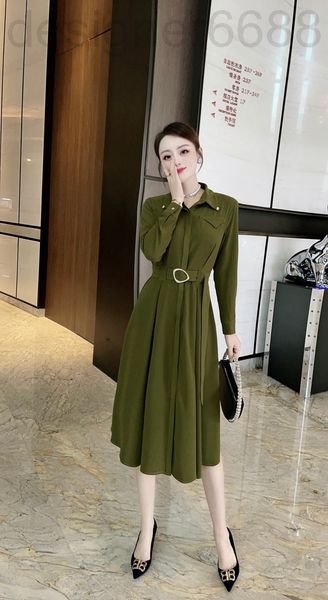 casual dresses designer celebrity temperament autumn women's dress shirt collar belt waist closed long sleeve large hem thin ex5h, Black;gray
casual dresses designer celebrity temperament autumn women's dress shirt collar belt waist closed long sleeve large hem thin ex5h, Black;gray