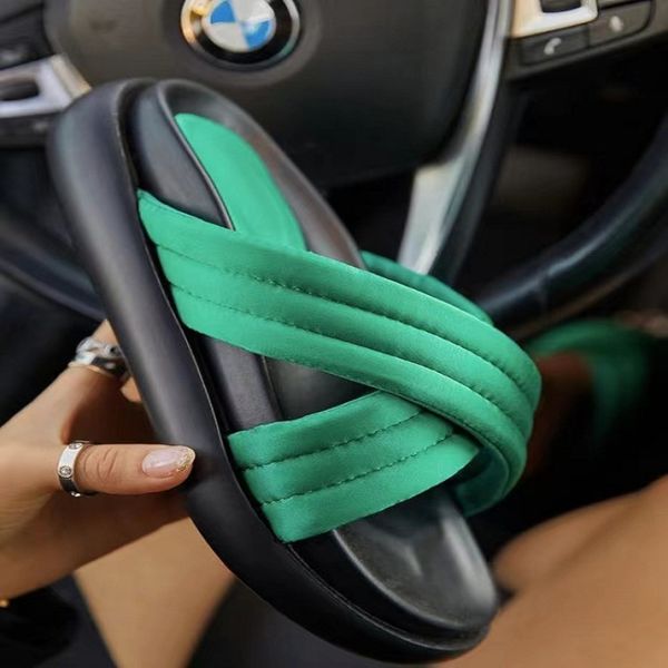 women slippers summer cross silk thick sole sandals ladies platform muffin slippers female casual beach slippers large size 43, Black
women slippers summer cross silk thick sole sandals ladies platform muffin slippers female casual beach slippers large size 43, Black