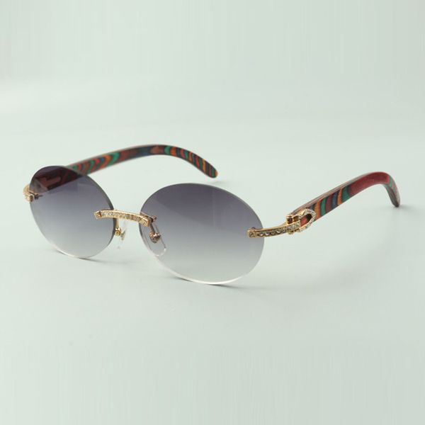small diamond sets sunglasses 8100903-b with peacock wooden arms and 58mm oval lenses, White;black
small diamond sets sunglasses 8100903-b with peacock wooden arms and 58mm oval lenses, White;black