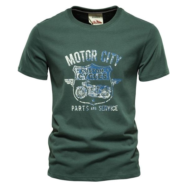 aiopeson motorcycle printed mens t shirt quality 100% cotton fashion slim fit tees men casual streetwear oneck tshirt men 220704, White;black
aiopeson motorcycle printed mens t shirt quality 100% cotton fashion slim fit tees men casual streetwear oneck tshirt men 220704, White;black