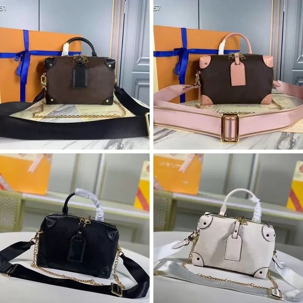 hh classic lady leather bag petite malle souple shoulder messenger handbag designer luxury fashion bags embossing m45571, Red;black
hh classic lady leather bag petite malle souple shoulder messenger handbag designer luxury fashion bags embossing m45571, Red;black