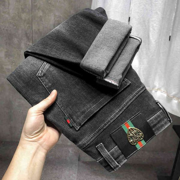men's jeans step into men's jeans small feet slim fit autumn and winter embroidery little bee 7bt9, Blue
men's jeans step into men's jeans small feet slim fit autumn and winter embroidery little bee 7bt9, Blue