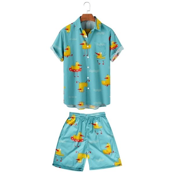 men's casual breathable polo shirt beach shorts set can be customized to match with fashionable colorful duck 220620, White;black
men's casual breathable polo shirt beach shorts set can be customized to match with fashionable colorful duck 220620, White;black