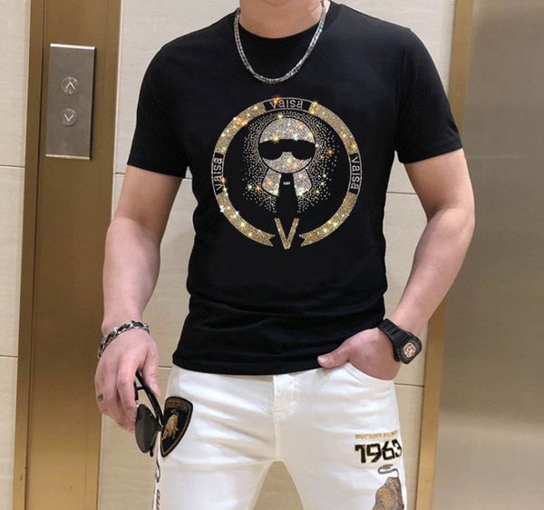 fashion streetwear man clothing rhinestone men's t-shirts summer casual men t shirts male short sleeve 094, White;black
fashion streetwear man clothing rhinestone men's t-shirts summer casual men t shirts male short sleeve 094, White;black