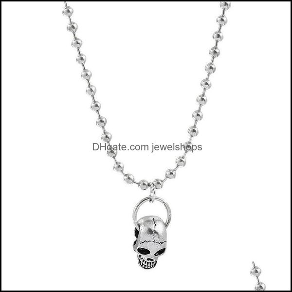 chains fashion ladies necklace mens skl pendant retro punk gothic halloween jewelry wholesale drop delivery 2021 jewelshops dhnca, Silver
chains fashion ladies necklace mens skl pendant retro punk gothic halloween jewelry wholesale drop delivery 2021 jewelshops dhnca, Silver