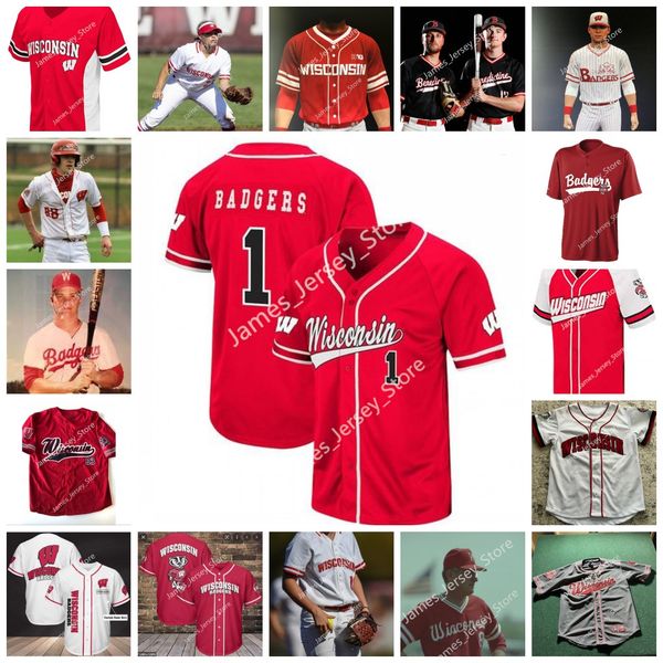 wisconsin badgers baseball stitched jersey ryan mclaughlin david mock adam neuberger conlan o'brien noah perkovich lucas pinkerton evan, Black
wisconsin badgers baseball stitched jersey ryan mclaughlin david mock adam neuberger conlan o'brien noah perkovich lucas pinkerton evan, Black