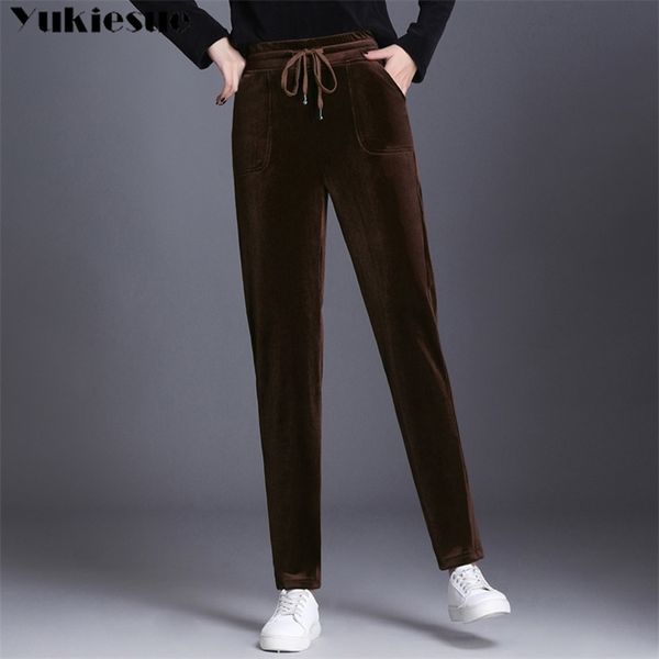 corduroy vintage autumn winter blue trousers women high elastic waist casual pants ladies black trousers harem long pants s 6xl 210412, Black;white
corduroy vintage autumn winter blue trousers women high elastic waist casual pants ladies black trousers harem long pants s 6xl 210412, Black;white