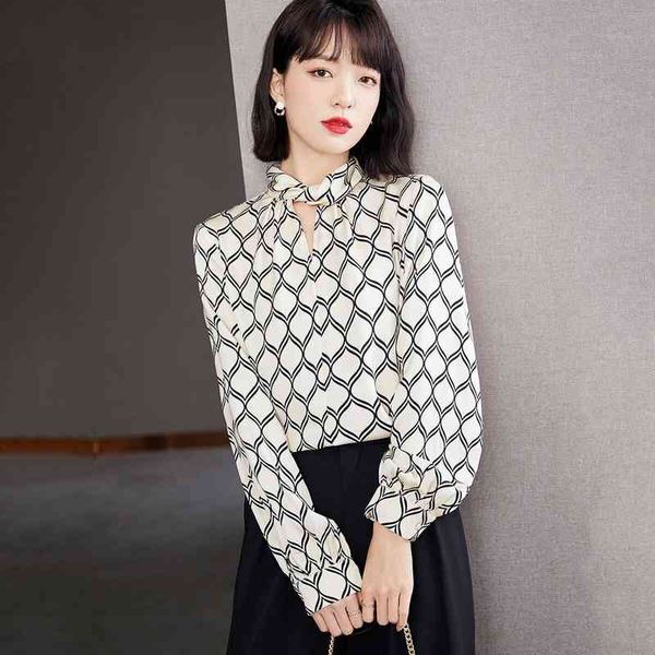 manufacturer's 2022 spring design sense decor long sleeve chiffon shirt casual ladies summer trend, White
manufacturer's 2022 spring design sense decor long sleeve chiffon shirt casual ladies summer trend, White