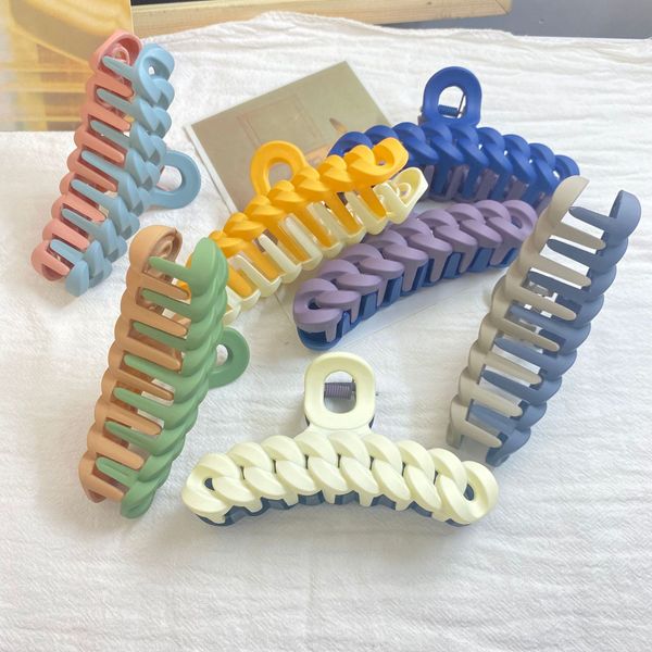 s3099 contrast color resin hairclip for women barrettes twist matte double colors hair clip large shark clip lady barrette, Golden;silver
s3099 contrast color resin hairclip for women barrettes twist matte double colors hair clip large shark clip lady barrette, Golden;silver