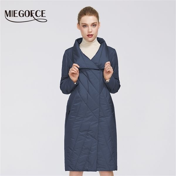 miegofce spring collection womens coat warm jacket with medium length and resistant collar has double cold protection y201012, Black
miegofce spring collection womens coat warm jacket with medium length and resistant collar has double cold protection y201012, Black