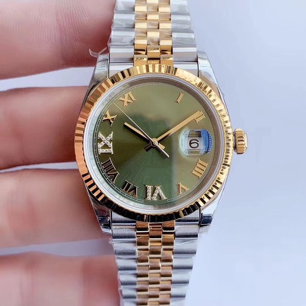 With diamond watch gold dial sapphire 41mm mens automatic mechanism 36mm ladies date watch fashion Date watch 904L stainless steel strap 31mm just Wristwatches, 36
With diamond watch gold dial sapphire 41mm mens automatic mechanism 36mm ladies date watch fashion Date watch 904L stainless steel strap 31mm just Wristwatches, 36