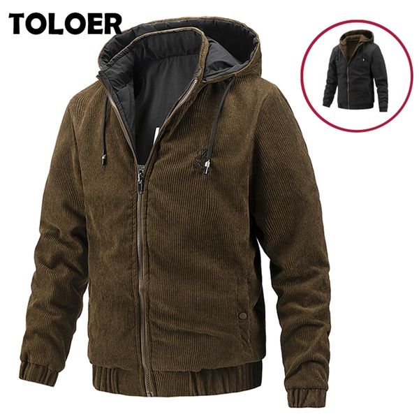 corduroy autumn mens bomber jackets casual male twosided wear outwear windbreaker hat detachable jacket men baseball slim coats 220804, Black;brown
corduroy autumn mens bomber jackets casual male twosided wear outwear windbreaker hat detachable jacket men baseball slim coats 220804, Black;brown