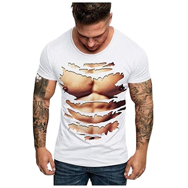 anglewolf men's 3d printed t shirt personalized summer casual tee shirts jumper,funny fake muscle pattern mens realistic short sleeve t, White;black
anglewolf men's 3d printed t shirt personalized summer casual tee shirts jumper,funny fake muscle pattern mens realistic short sleeve t, White;black