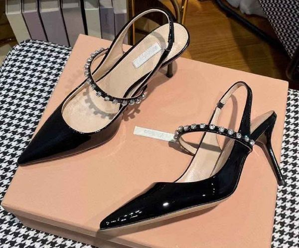 fashion festive bing season love link sandals shoes women's crystal-embellished grosgrain high heels lady pointed toe slingba 35-42, Black
fashion festive bing season love link sandals shoes women's crystal-embellished grosgrain high heels lady pointed toe slingba 35-42, Black