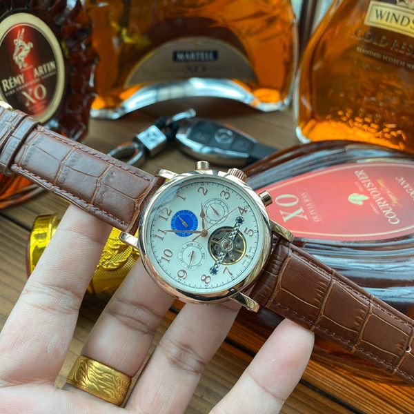 business mens designer watches luxury wristwatches for men gift mechanical automatic movement watch flywheel daydate genuine leather strap v, Slivery;brown
business mens designer watches luxury wristwatches for men gift mechanical automatic movement watch flywheel daydate genuine leather strap v, Slivery;brown