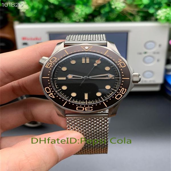 42mm men's watches james debang 007 300m 600m automatic mechanical watch cal8806 movement vs factory manufactures sapphire di2870, Slivery;brown
42mm men's watches james debang 007 300m 600m automatic mechanical watch cal8806 movement vs factory manufactures sapphire di2870, Slivery;brown