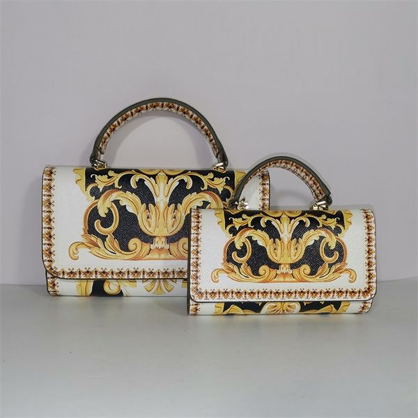 handbag party bag all match messenger square flower chain mini leopard print lion tiger 220809