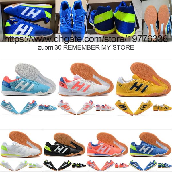 send with bag soccer boots super sala in indoor football shoes for mens soft leather comfortable trainers yellow blue white pink b2574, Black
send with bag soccer boots super sala in indoor football shoes for mens soft leather comfortable trainers yellow blue white pink b2574, Black