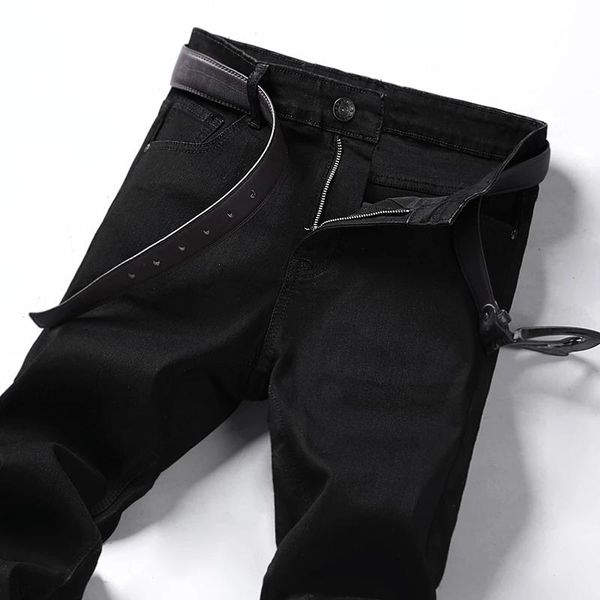 men's jeans classic advanced stretch black 2022 style business fashion denim casual slim fit jean trousers male brand pantsmen's, Blue
men's jeans classic advanced stretch black 2022 style business fashion denim casual slim fit jean trousers male brand pantsmen's, Blue