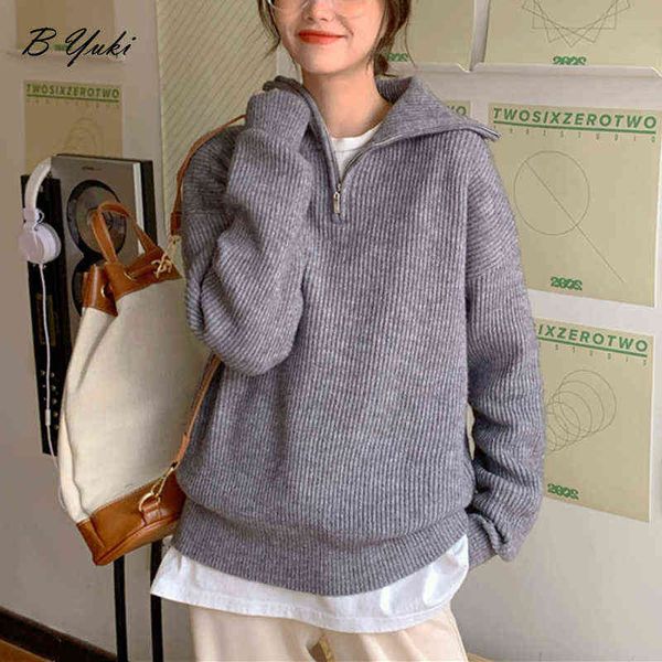 women sweater blessyuki autumn winter 2021 new knitted casual zipper sweaters female personality stand-up t220824, White;black
women sweater blessyuki autumn winter 2021 new knitted casual zipper sweaters female personality stand-up t220824, White;black