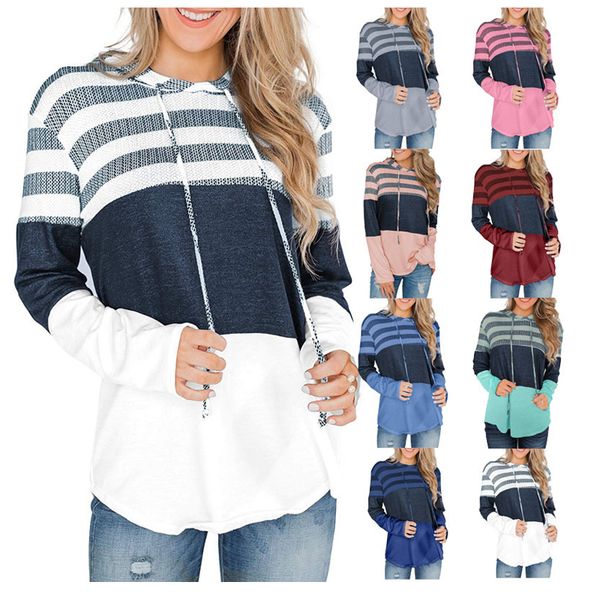 sweaters christmas clothes women's loose patchwork pullover color block striped sweatshirts drawstring hoodie sweatshirt, White;black
sweaters christmas clothes women's loose patchwork pullover color block striped sweatshirts drawstring hoodie sweatshirt, White;black