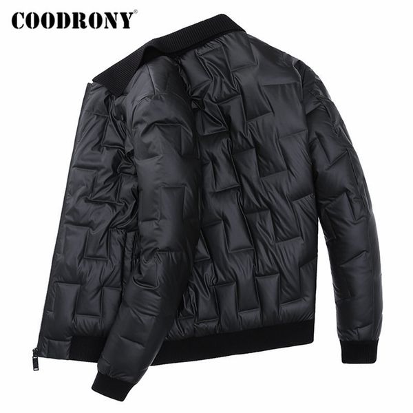 coodrony brand duck down jacket men fashion striped casual coat men clothes autumn winter thick warm jackets pockets 98028 201120, Black
coodrony brand duck down jacket men fashion striped casual coat men clothes autumn winter thick warm jackets pockets 98028 201120, Black