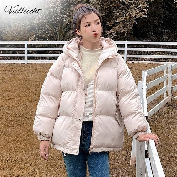 vielleicht hooded women winter down jacket coat plus size 2xl short thicken warm cotton padded winter coat womens clothing y201012, Black
vielleicht hooded women winter down jacket coat plus size 2xl short thicken warm cotton padded winter coat womens clothing y201012, Black