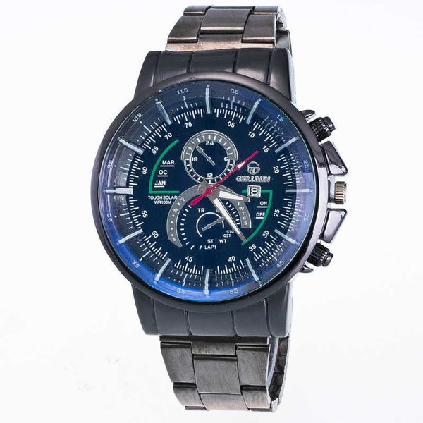 new arrivals timelimited designers selling blueray glass steel belt mens watch fashion threeeye digital scale quartz watch, Slivery;brown
new arrivals timelimited designers selling blueray glass steel belt mens watch fashion threeeye digital scale quartz watch, Slivery;brown