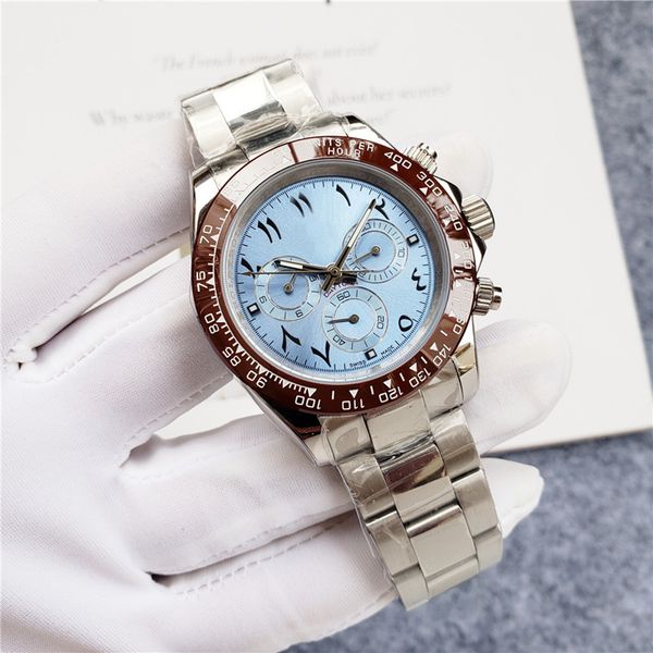 u1 luxury mens watches 116500ln 116500 designer watch montre de luxe automatic movement wristwatches ceramic bezel full stainless steel, Slivery;brown
u1 luxury mens watches 116500ln 116500 designer watch montre de luxe automatic movement wristwatches ceramic bezel full stainless steel, Slivery;brown