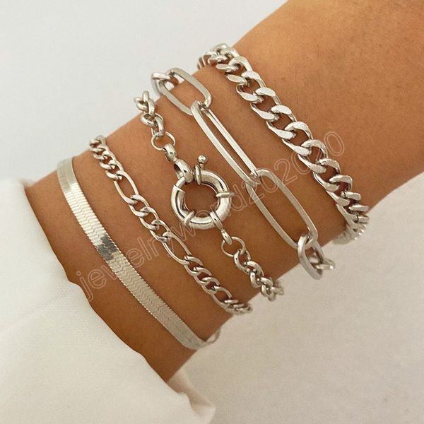 gold silver color charm bracelet bangles for women chain bracelets set boho fashion jewelry gifts, Golden;silver
gold silver color charm bracelet bangles for women chain bracelets set boho fashion jewelry gifts, Golden;silver