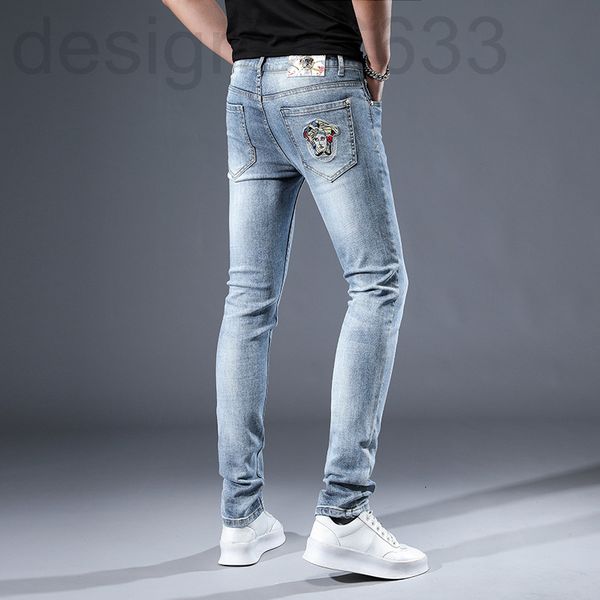 men's jeans designer elastic denim pants carbon gray slim fit small feet casual in spring and summer zuta, Blue
men's jeans designer elastic denim pants carbon gray slim fit small feet casual in spring and summer zuta, Blue