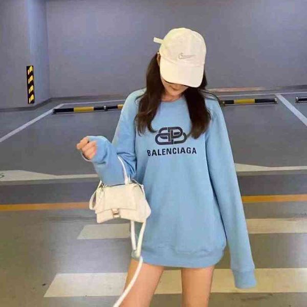 req9 light luxury ins trend long sleeved men's and women's loose leisure international fashion brand simple and versatile round ne, Black
req9 light luxury ins trend long sleeved men's and women's loose leisure international fashion brand simple and versatile round ne, Black