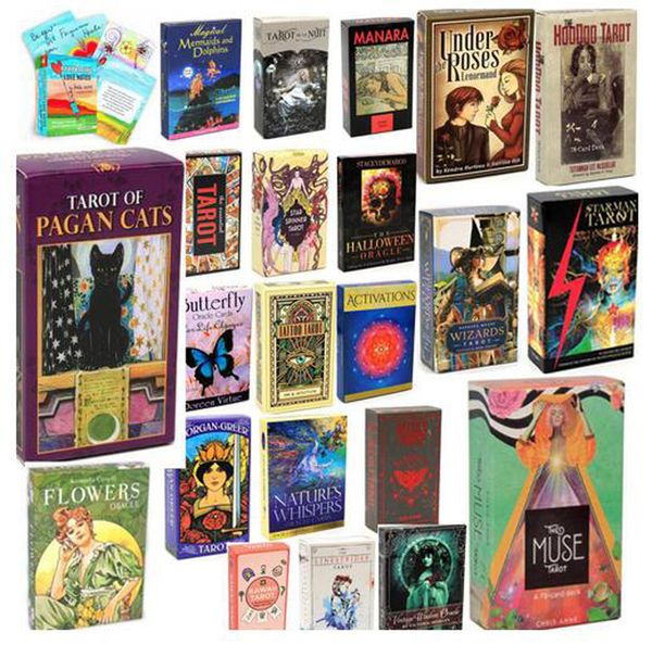 40 styles tarot card games linestrider dreams toy divination star spinner muse hoodoo occult ride del manara fuego cards deck oracles game e 
40 styles tarot card games linestrider dreams toy divination star spinner muse hoodoo occult ride del manara fuego cards deck oracles game e