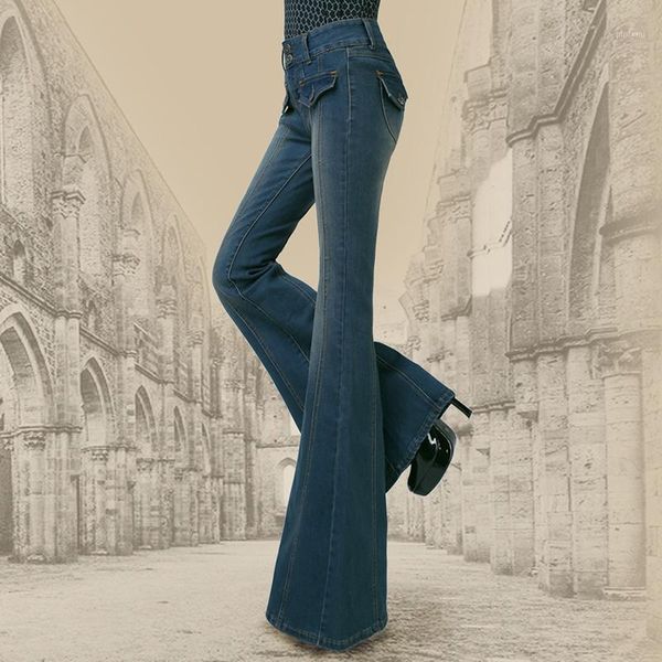 women's jeans wholesale- 2022 fashion long pants for women flare trousers plus size xxl denim female summer and spring european, Blue
women's jeans wholesale- 2022 fashion long pants for women flare trousers plus size xxl denim female summer and spring european, Blue