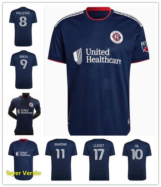 player version 2022 new revolution mens soccer jerseys bou buksa carles gil lletget home dark blue football shirt short sleeve, Black;yellow
player version 2022 new revolution mens soccer jerseys bou buksa carles gil lletget home dark blue football shirt short sleeve, Black;yellow