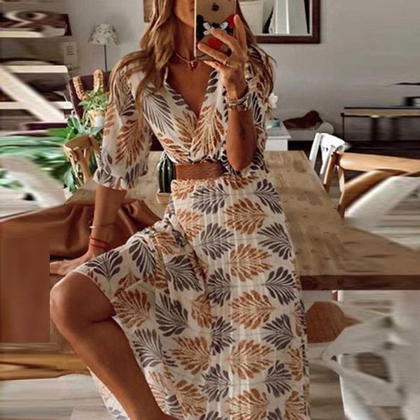 casual dresses women summer elegantleaf print beach maxi dress fashion vintage v-neck short sleeve long loose boho, Black;gray
casual dresses women summer elegantleaf print beach maxi dress fashion vintage v-neck short sleeve long loose boho, Black;gray