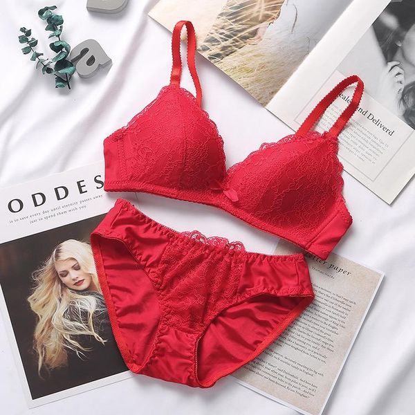 lace womens underwear set panties bra push up briefs female plus sizelingerie, Red;black
lace womens underwear set panties bra push up briefs female plus sizelingerie, Red;black
