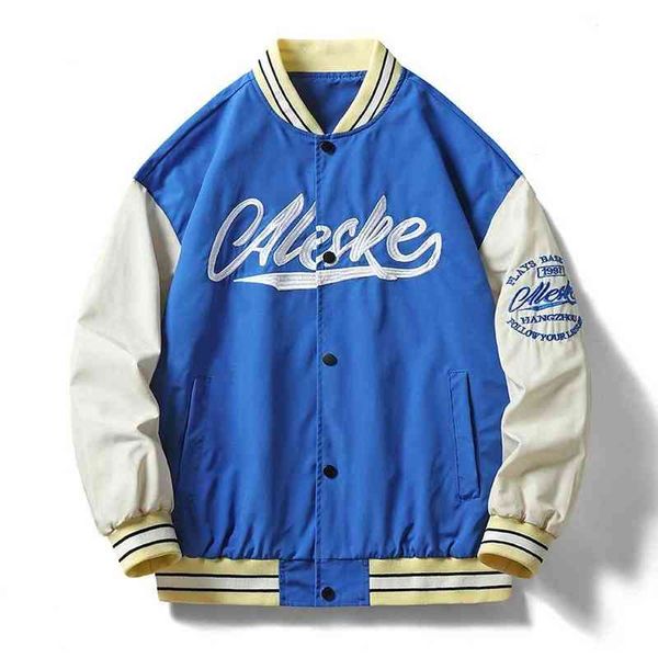 new arrival fashion trend single breasted casual bomber baseball jacket loose cardigan men stand collar baseball jacket t220816, Black;brown
new arrival fashion trend single breasted casual bomber baseball jacket loose cardigan men stand collar baseball jacket t220816, Black;brown