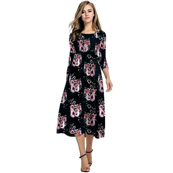 arrived long medium length womens dress cross border womens print medium sleeve medium length y200805, Black;pink
arrived long medium length womens dress cross border womens print medium sleeve medium length y200805, Black;pink
