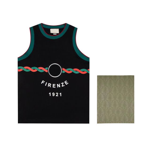 2022 men's and women's tank short sleeved summer new fashions brand logo printed logo fashion, White
2022 men's and women's tank short sleeved summer new fashions brand logo printed logo fashion, White