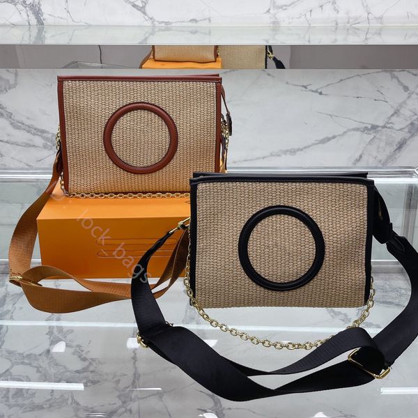 straw bags luxury designer lady fashion beach chain two shoulder handbags crossbody zipper plain famous totes shopping cool summer package w
straw bags luxury designer lady fashion beach chain two shoulder handbags crossbody zipper plain famous totes shopping cool summer package w