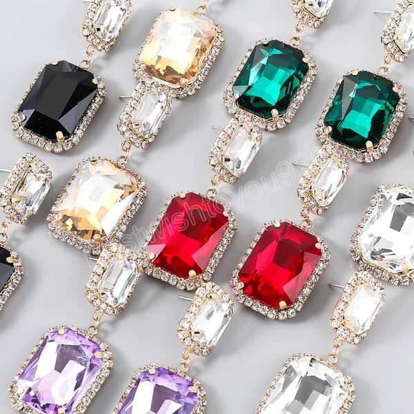 retro metal rhinestone geometric earrings party simple dangle earrings women's fashion classic jewelry, Silver
retro metal rhinestone geometric earrings party simple dangle earrings women's fashion classic jewelry, Silver
