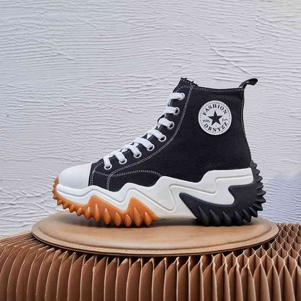 dress shoes thick soled canvas shoes women's high sneakers 1545c future radio wave heightening casual muffin jib0, Black
dress shoes thick soled canvas shoes women's high sneakers 1545c future radio wave heightening casual muffin jib0, Black