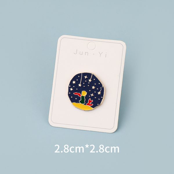 little prince fox brooch cute japanese badge for children student backpack shoelace decorative brooch, Blue 
little prince fox brooch cute japanese badge for children student backpack shoelace decorative brooch, Blue