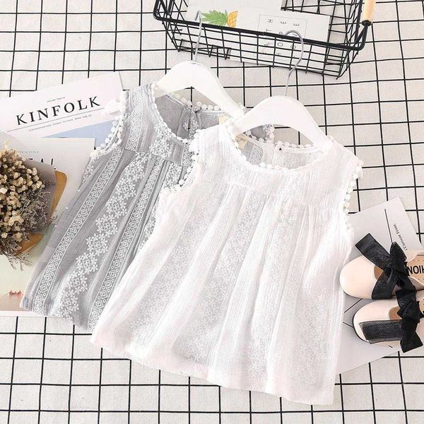 kids t shirt summer t-shirts sleeveless children girls flower lace grey white clothes cute baby girl top, Blue
kids t shirt summer t-shirts sleeveless children girls flower lace grey white clothes cute baby girl top, Blue